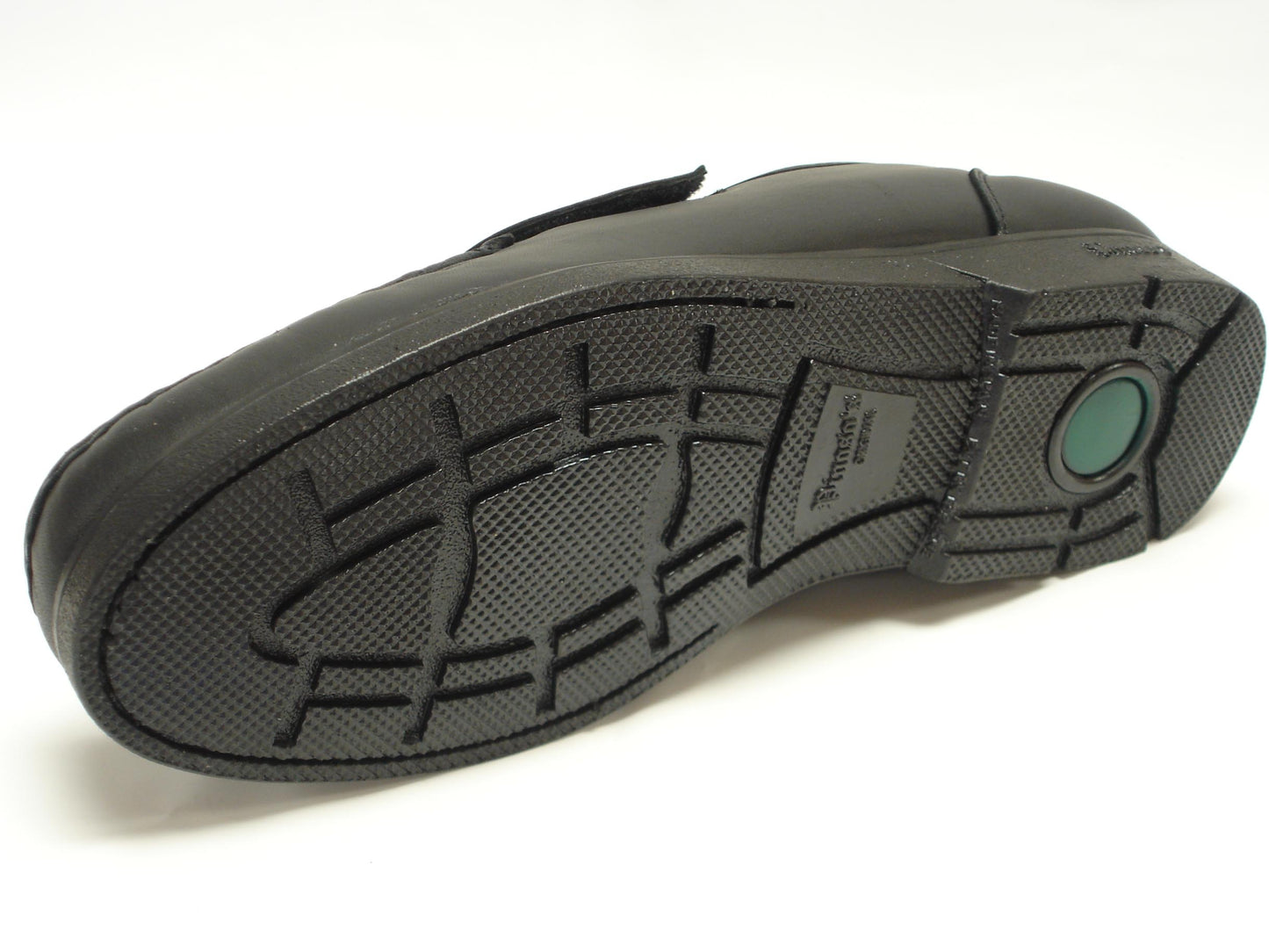 P-5203-628 Black Leather Velcro Strap Pinosos Made in Spain