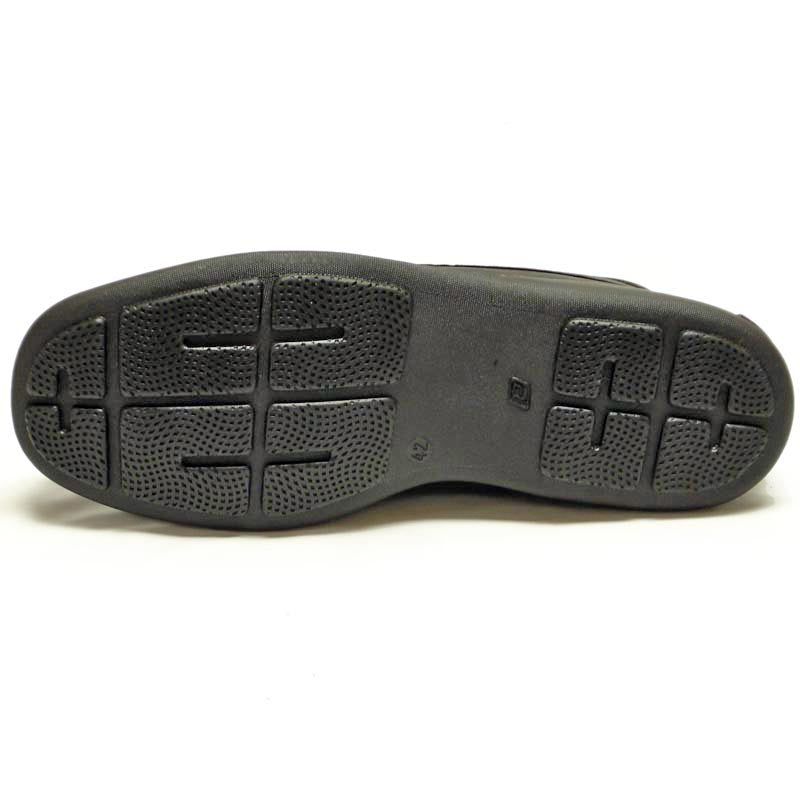 P-5422 Paco Black Leather Lace up Pinosos Made in Spain