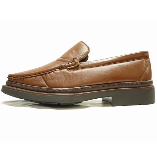 P-5492 Goran Tan Leather Slip on Loafer Pinosos Made in Spain
