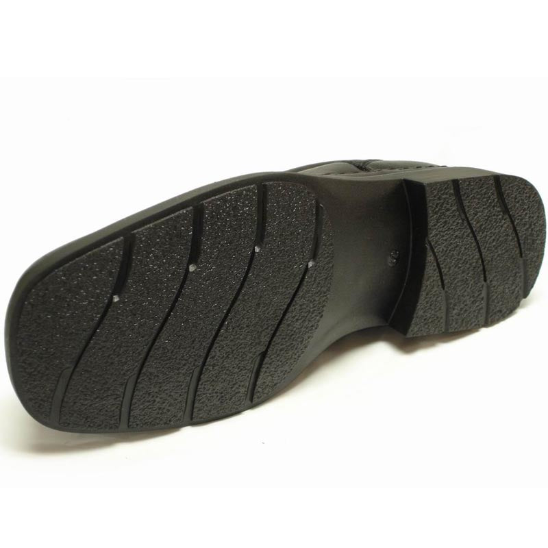 P-5498 Goran Black Leather Lace up Pinosos Made in Spain