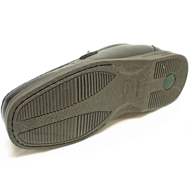 P-5614-P41 Black Leather Slip on Loafer Pinosos Made in Spain