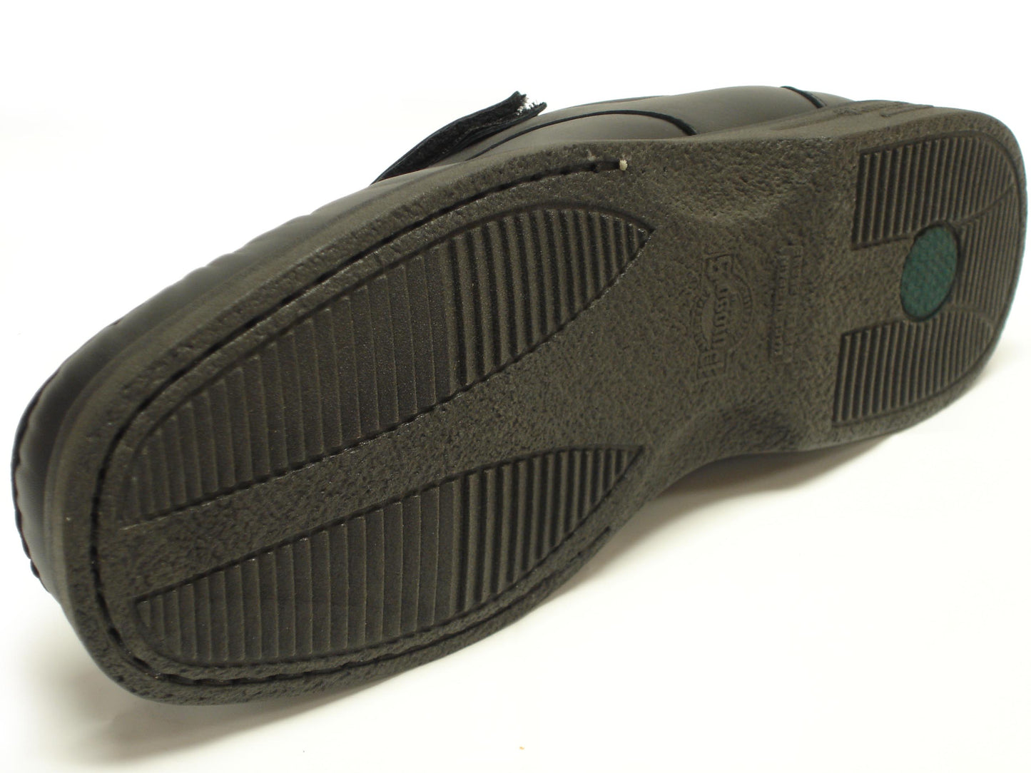 P-5660-668 Black Leather Velcro Pinosos Made in Spain