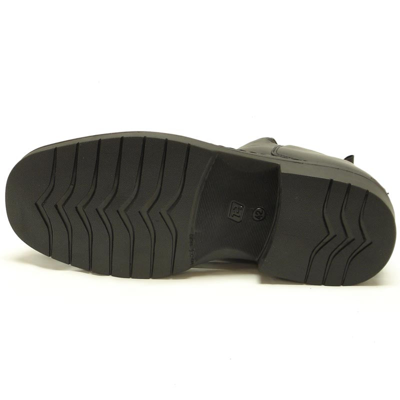 P-5692 Belka Black Leather Boot Pinosos Made in Spain