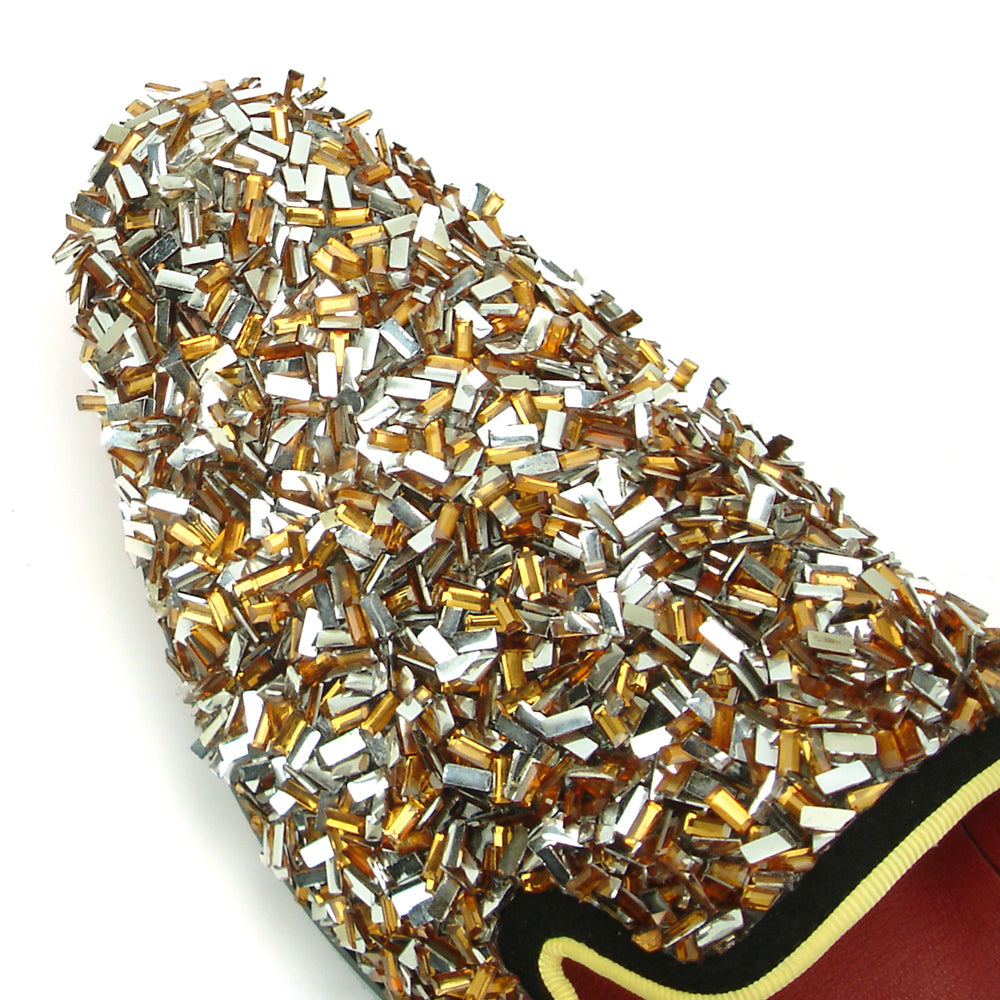 FI-7498 Gold Slip on Loafer Fiesso by Aurelio Garcia