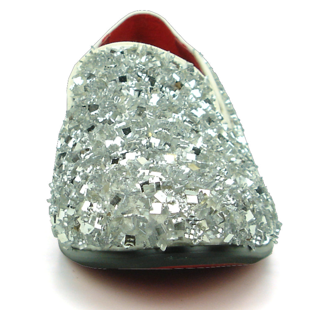 FI-7498 White Slip on Loafer Fiesso by Aurelio Garcia