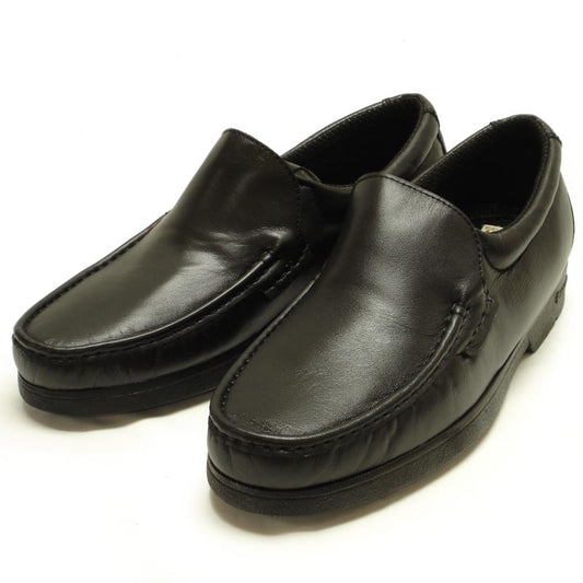 P-4746-628 Black Slip on Loafer Pinosos Made in Spain