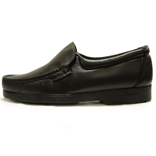 P-4746-628 Black Slip on Loafer Pinosos Made in Spain