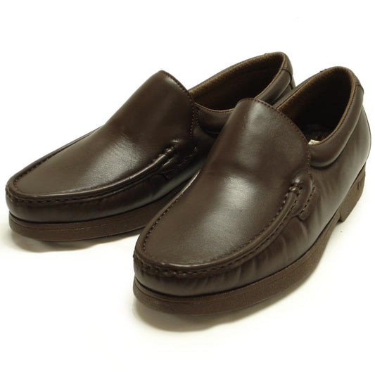 P-4746-628 Brown Slip on Loafer Pinosos Made in Spain