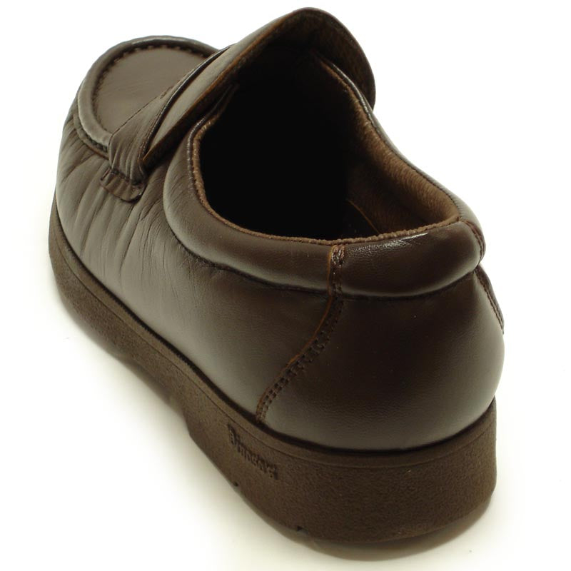 P-4804-628 Brown Slip on Penny Loafer Pinosos Made in Spain