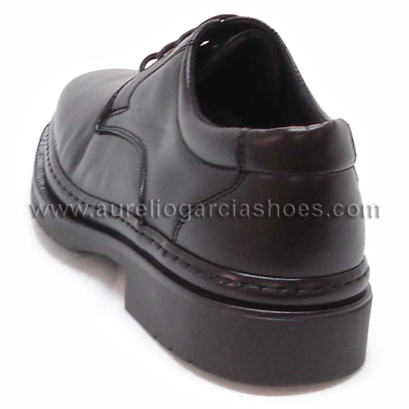 P-5054 Belka Black Lace up Pinosos Made in Spain