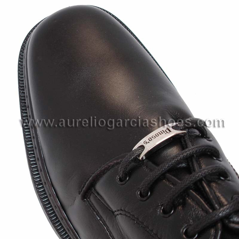P-5054 Belka Black Lace up Pinosos Made in Spain