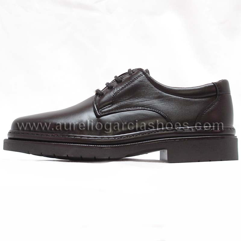 P-5054 Belka Black Lace up Pinosos Made in Spain