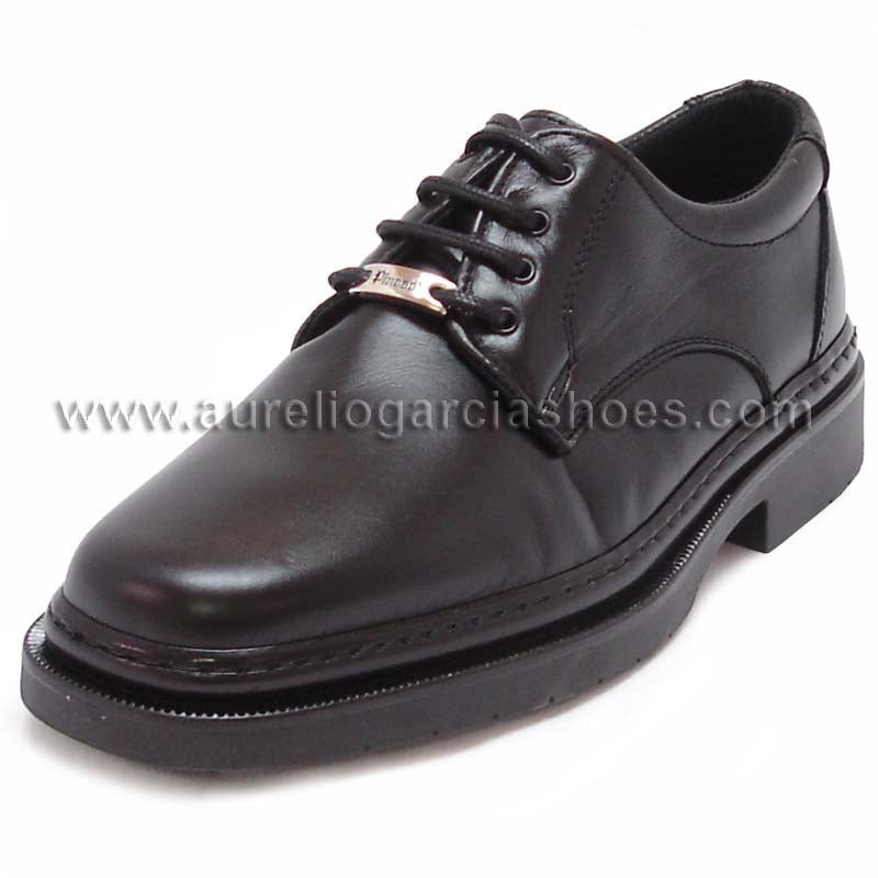 P-5054 Belka Black Lace up Pinosos Made in Spain