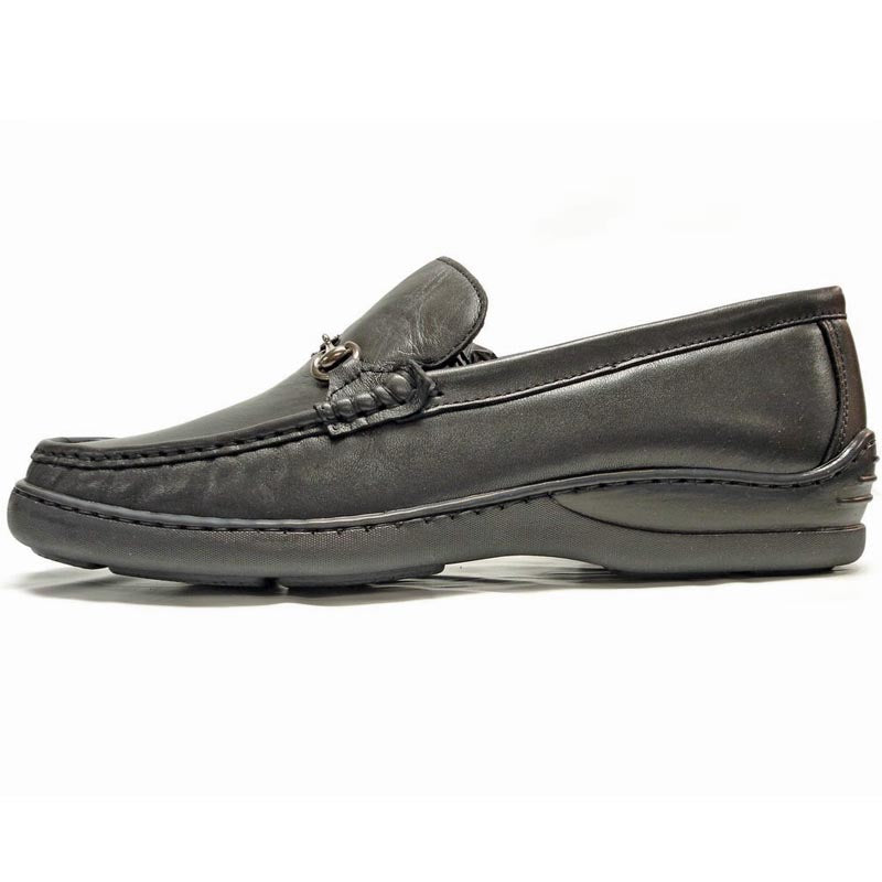 P-5158 Paco Black Slip on Loafer Pinosos Made in Spain