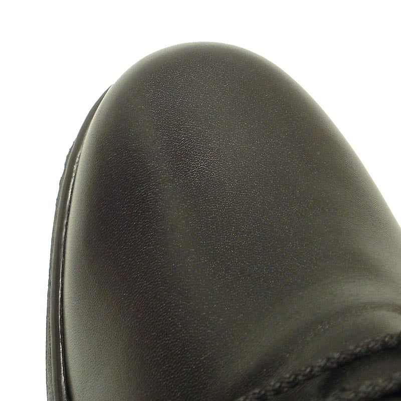 P-5212 Pluma Black Leather Boot Lace up Pinosos Made in Spain