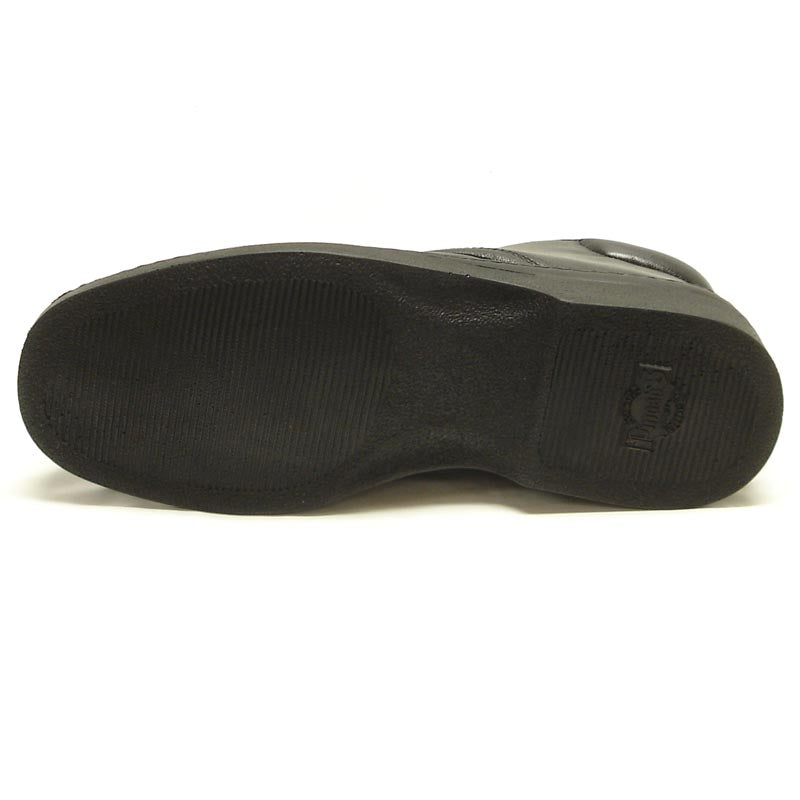 P-5212 Pluma Black Leather Boot Lace up Pinosos Made in Spain