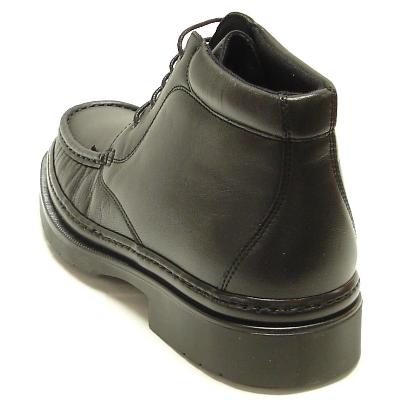 P-5246 Belka Black Leather Boot Lace up Pinosos Made in Spain