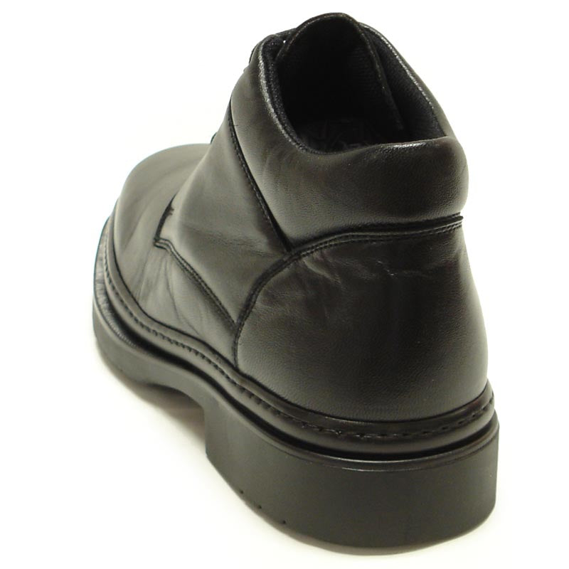 P-5250 Belka Black Leather Boot Lace up Pinosos Made in Spain