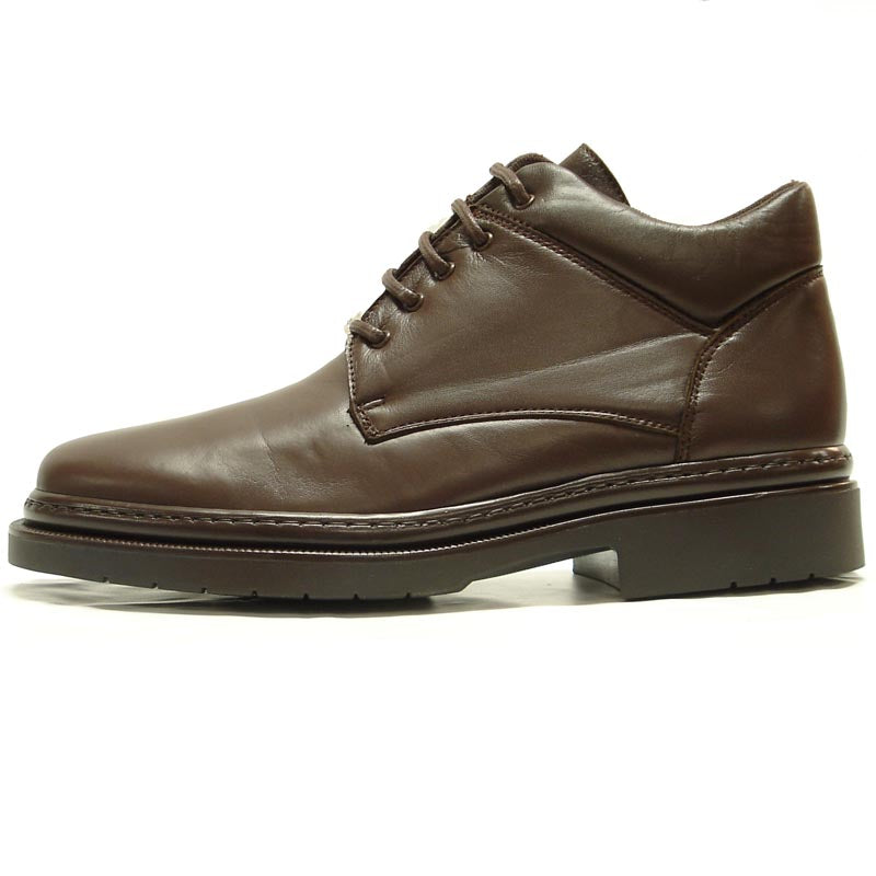 P-5250 Belka Brown Leather Boot Lace up Pinosos Made in Spain