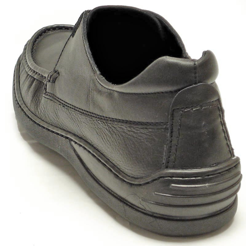 P-5422 Paco Black Leather Lace up Pinosos Made in Spain