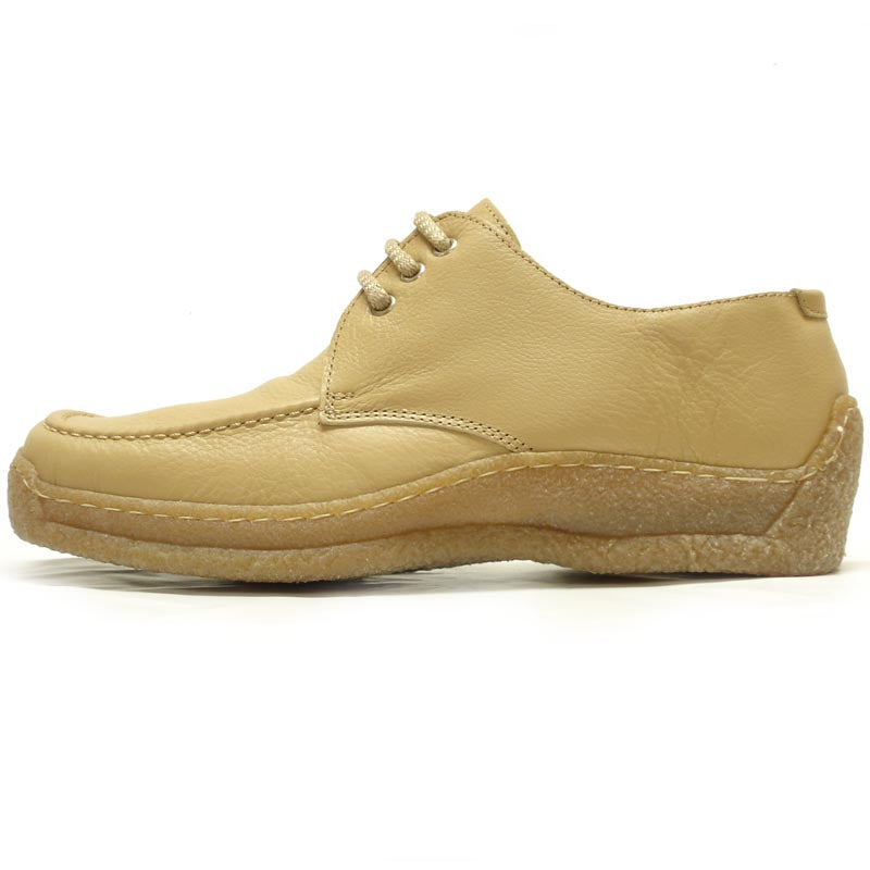 P-5455 Javier Beige Leather Lace up Pinosos Made in Spain