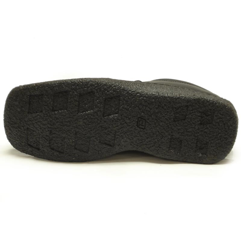 P-5456 Javier Black Leather Slip on Loafer Pinosos Made in Spain