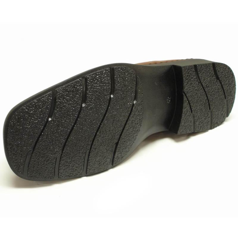 P-5492 Goran Tan Leather Slip on Loafer Pinosos Made in Spain