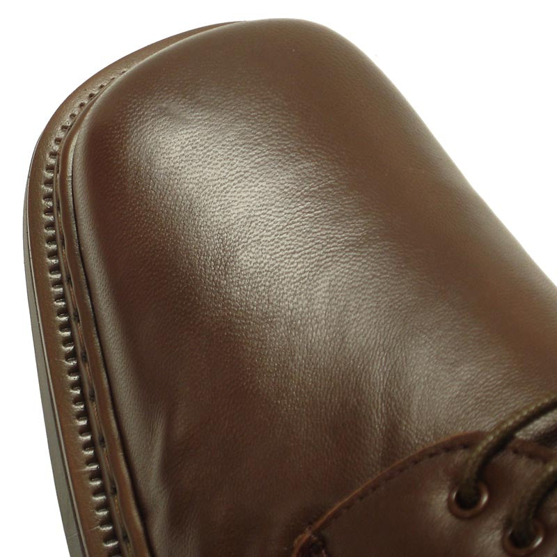 P-5498 Goran Brown Leather Lace up Pinosos Made in Spain
