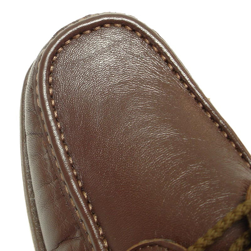 P-5605-668 Brown Leather Lace up Pinosos Made in Spain