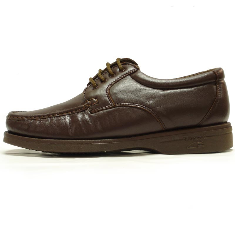 P-5605-668 Brown Leather Lace up Pinosos Made in Spain