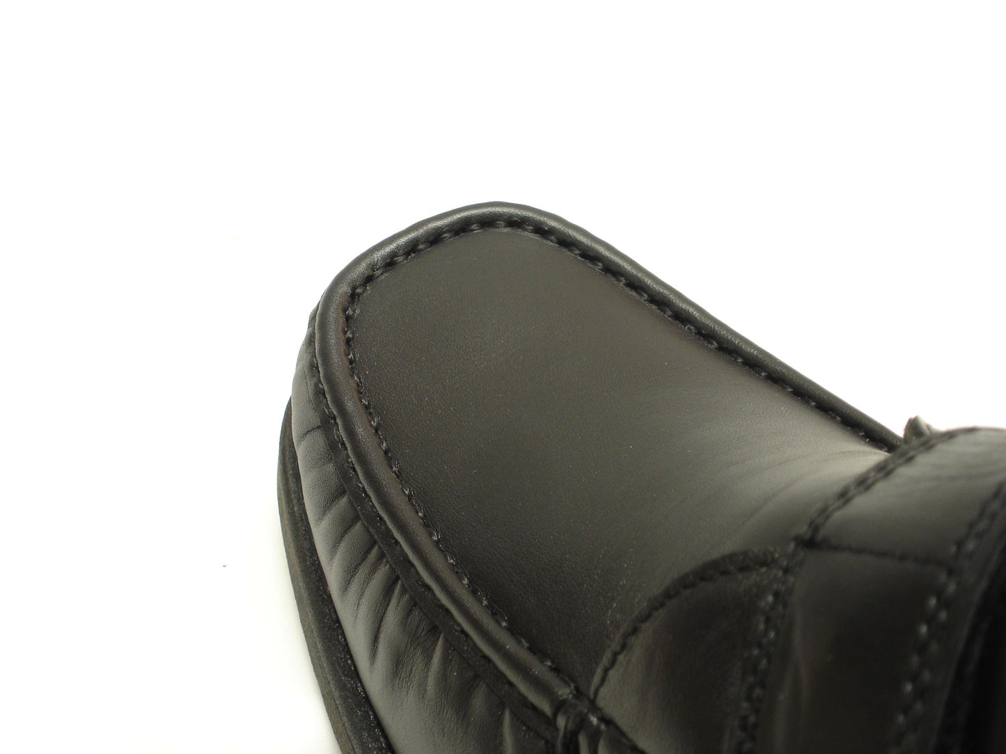 P-5660-668 Black Leather Velcro Pinosos Made in Spain