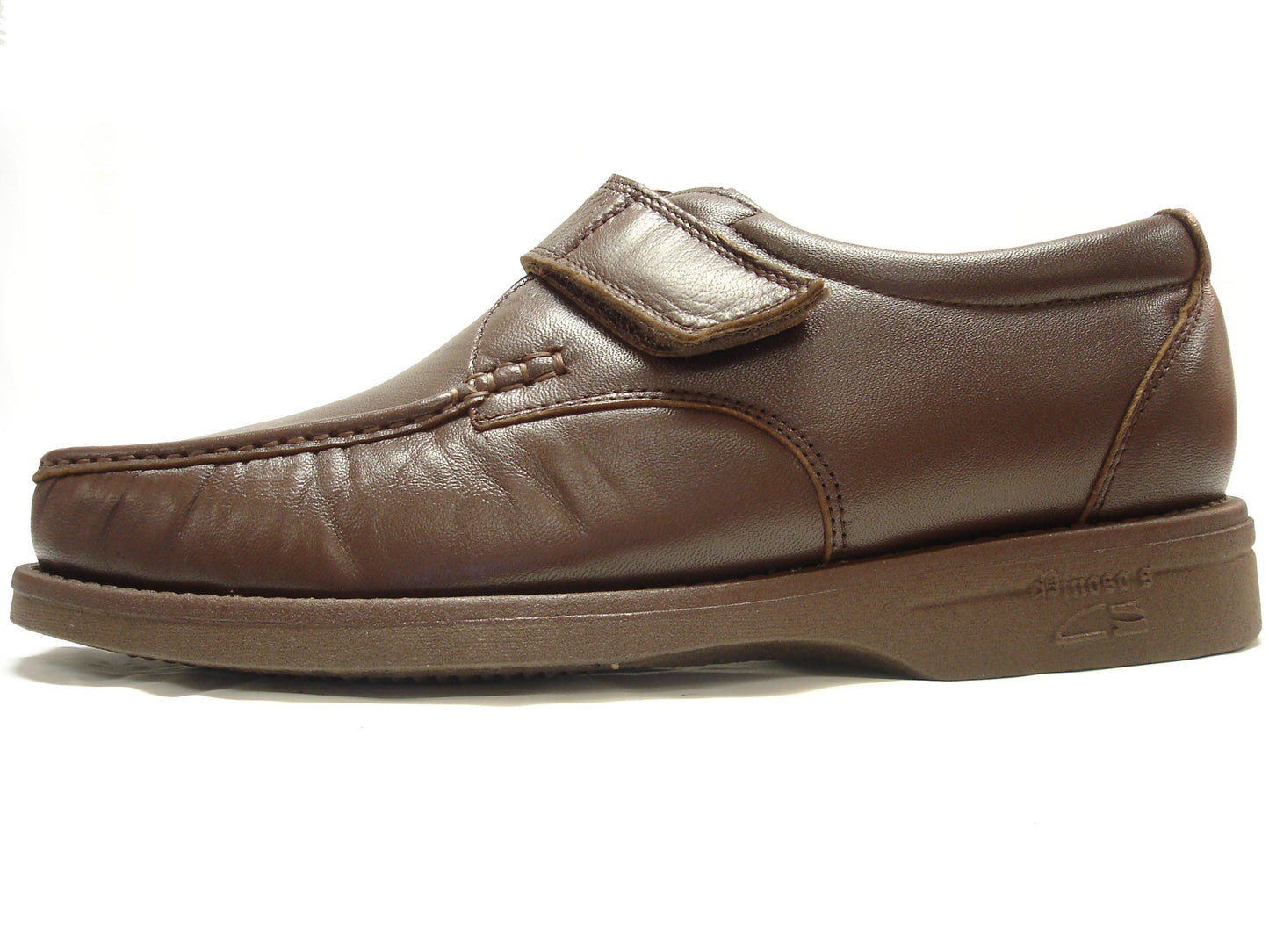 P-5660-668 Brown Leather Velcro Pinosos Made in Spain