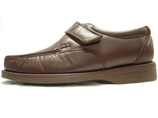 P-5660-668 Brown Leather Velcro Pinosos Made in Spain