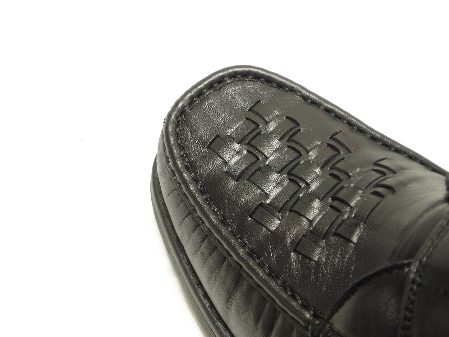 P-5660-P41 Black Leather Velcro Pinosos Made in Spain