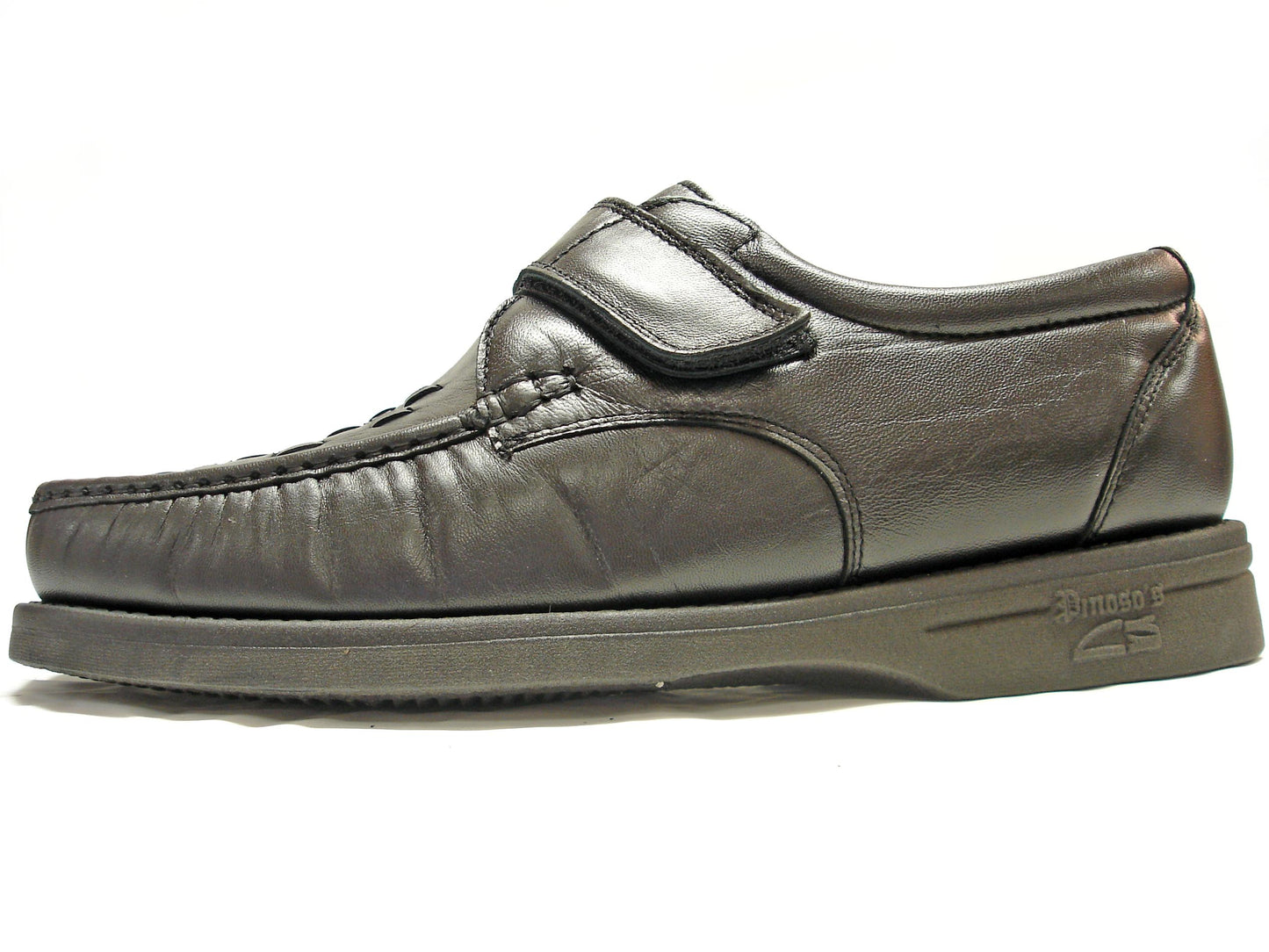 P-5660-P41 Black Leather Velcro Pinosos Made in Spain