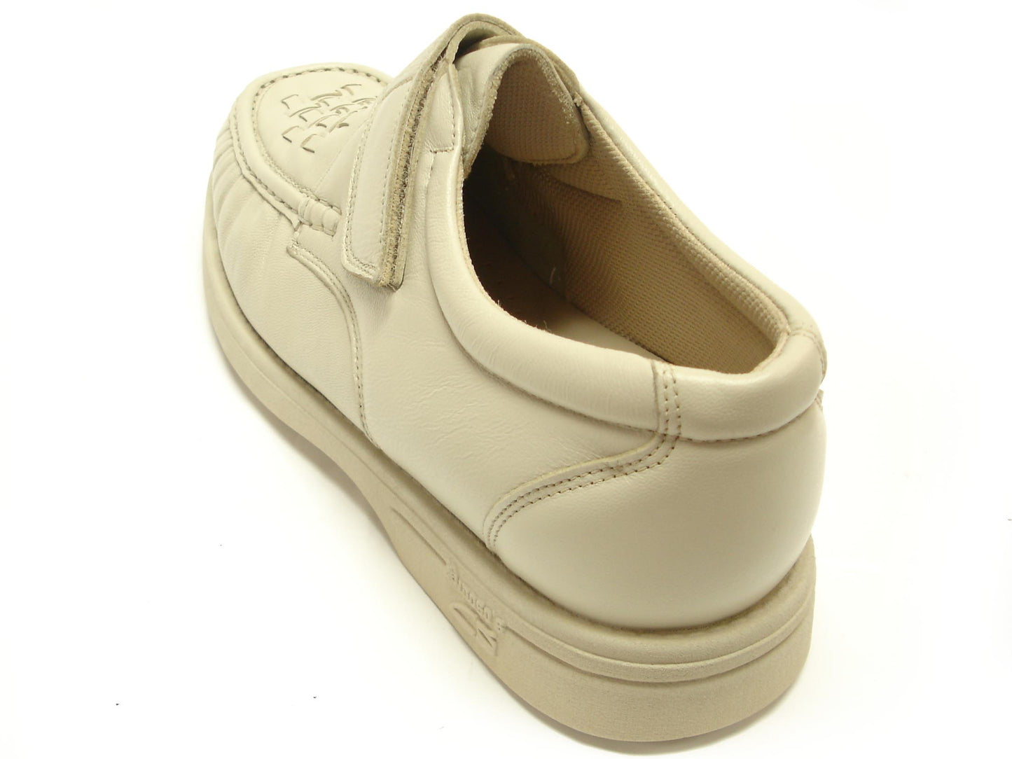 P-5660-P41 Beige Leather Velcro Pinosos Made in Spain