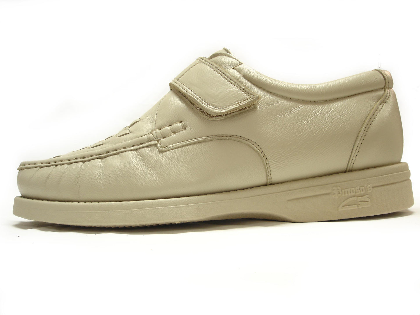 P-5660-P41 Beige Leather Velcro Pinosos Made in Spain