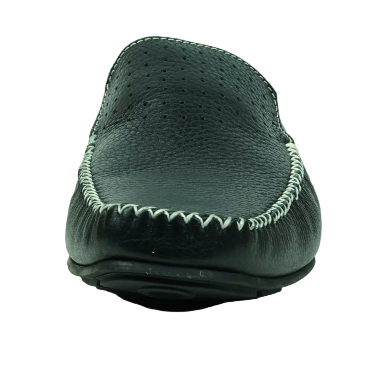FI-4001 Black Leather Slip on Loafer Fiesso by Aurelio Garcia