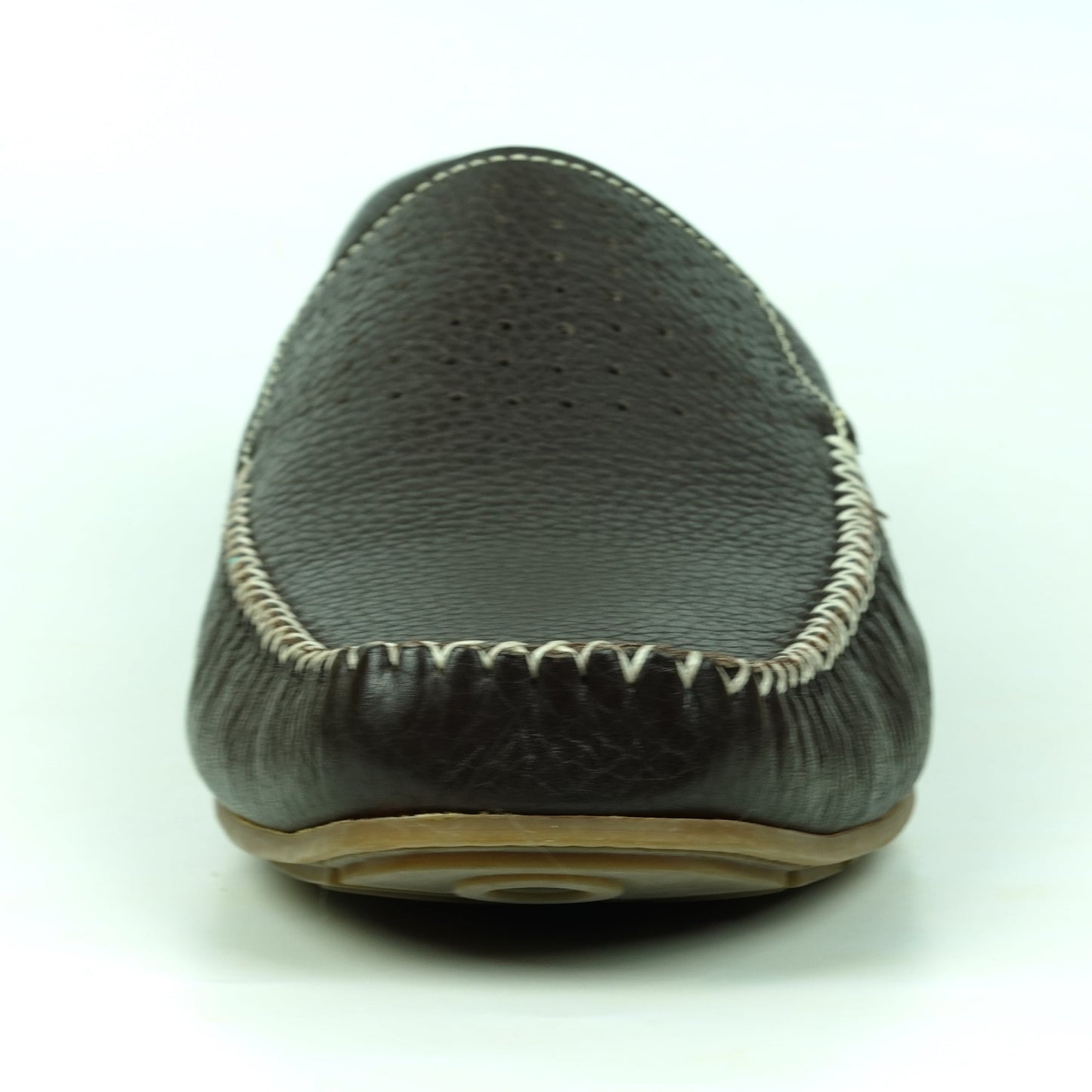 FI-4001 Brown Leather Slip on Loafer Fiesso by Aurelio Garcia