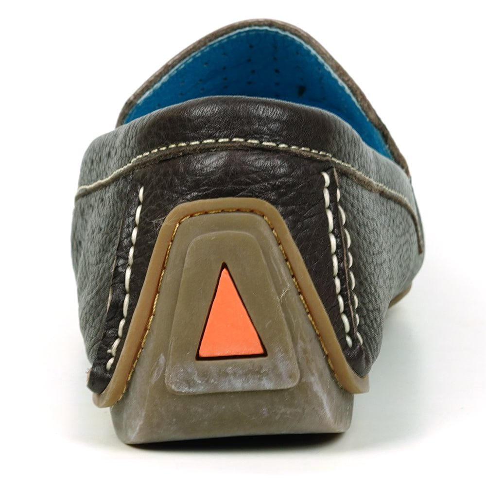 FI-4001 Brown Leather Slip on Loafer Fiesso by Aurelio Garcia