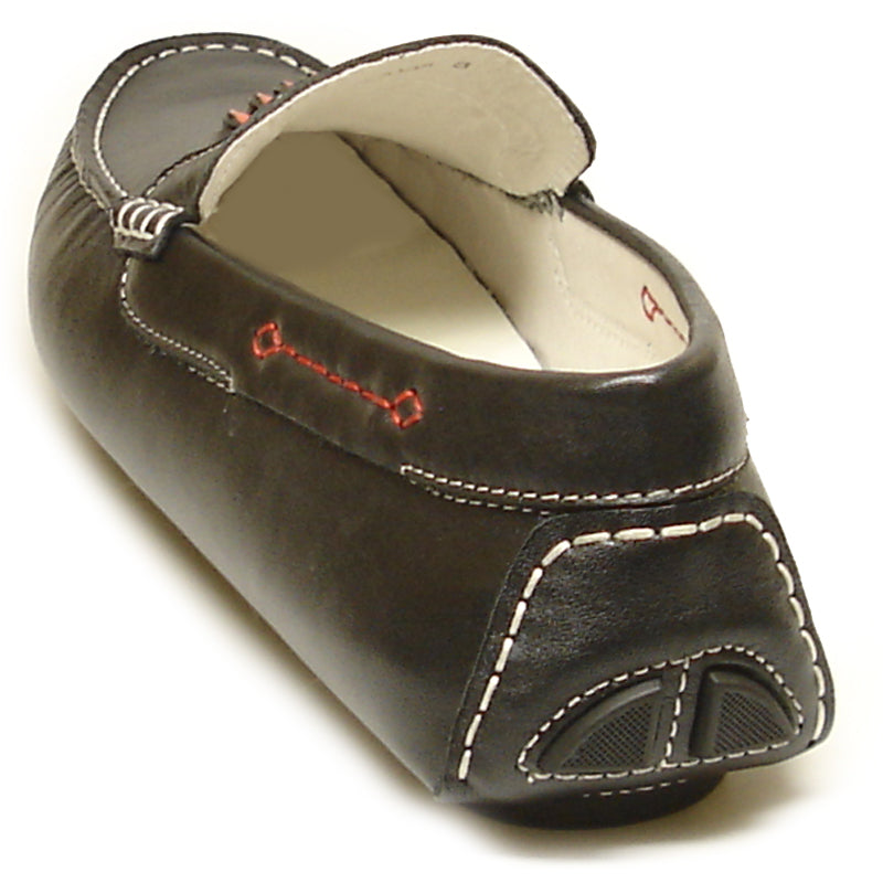 FI-3085 Black Leather Encore by Fiesso Driving Shoe