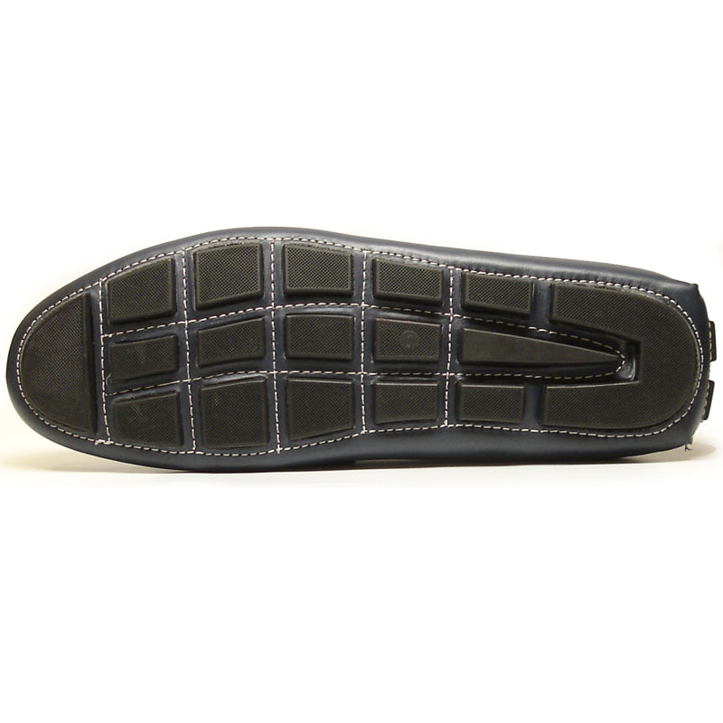 FI-3085 Navy Leather Encore by Fiesso Driving Shoe