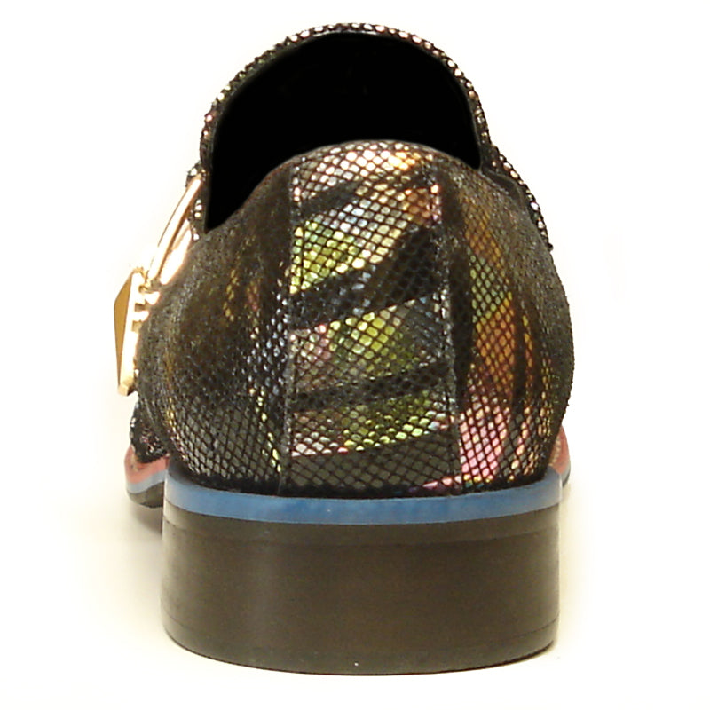 FI-7001-2 Multi Color Fiesso by Aurelio Garcia Genuine Leather Metal Tip Slip on