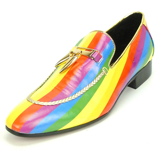 FI-7157 Multi Color with Gold Metal Tassel Fiesso by Aurelio Garcia