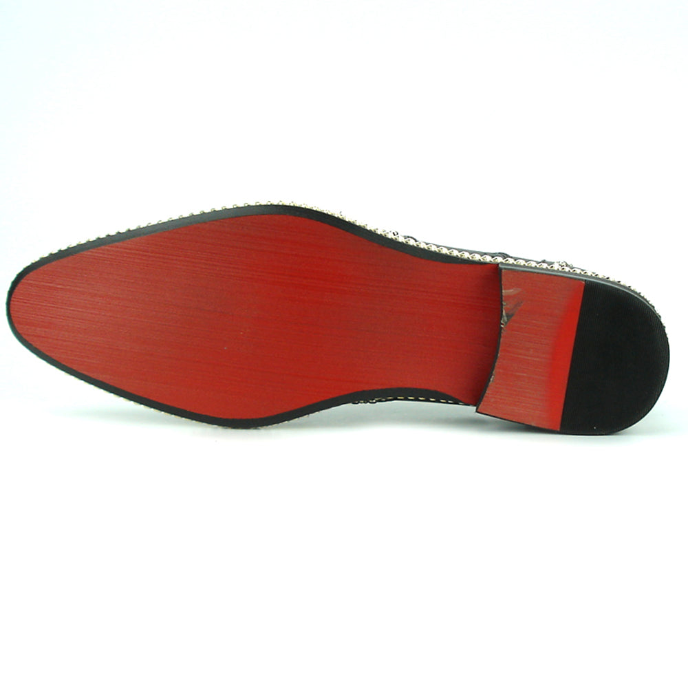 FI-7201 Black Genuine Leather Lace up Wing Tip Fiesso by Aurelio Garcia