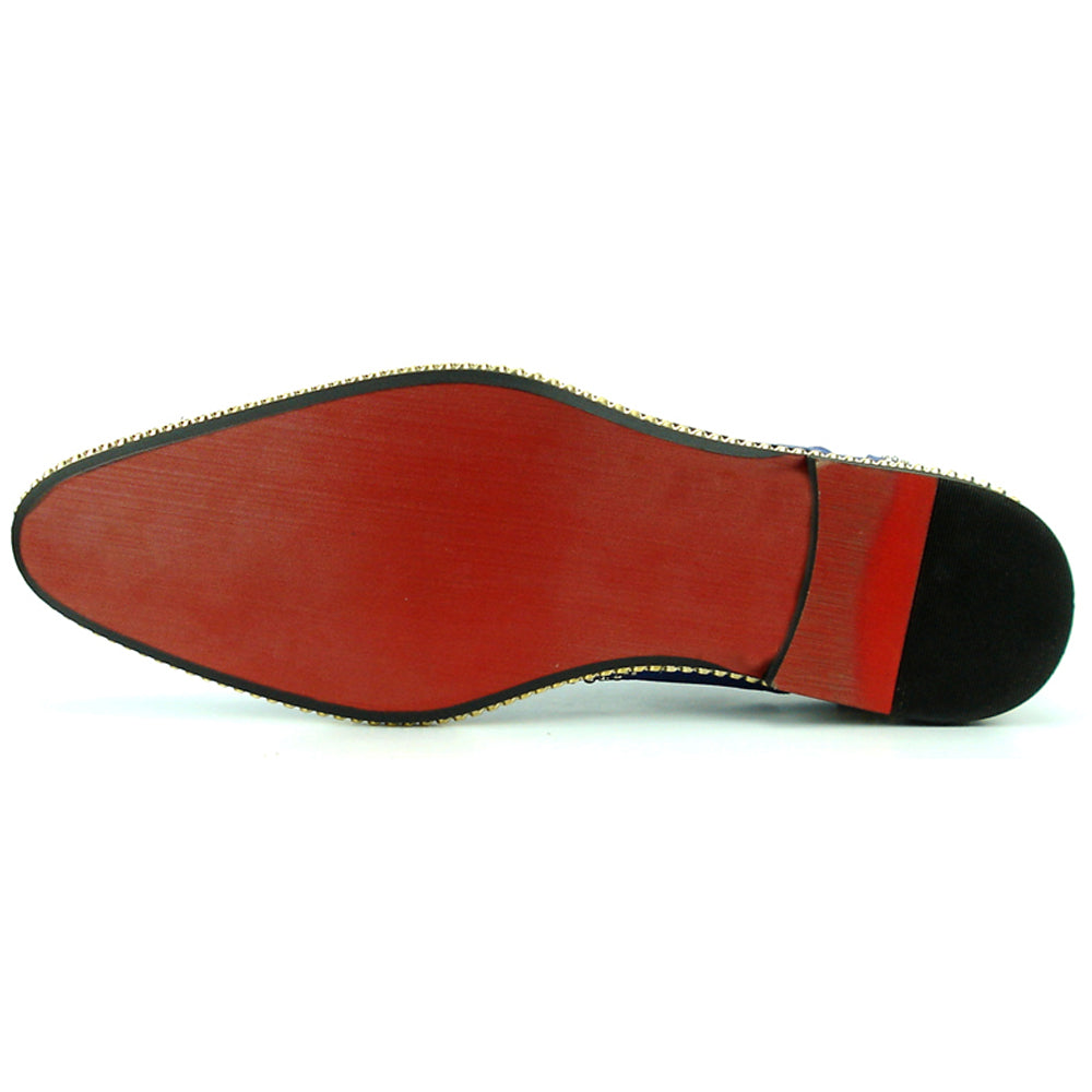 FI-7201 Blue Genuine Leather Lace up Wing Tip Fiesso by Aurelio Garcia