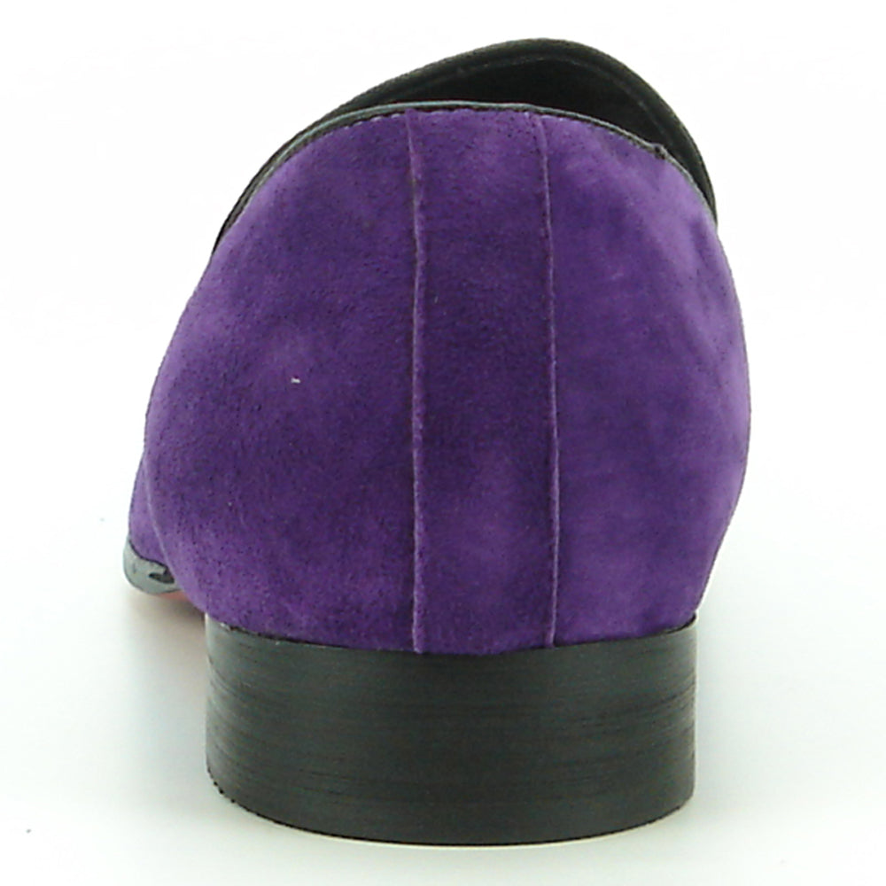 FI-7216 Purple Suede Fiesso by Aurelio Garcia Slip on Loafer