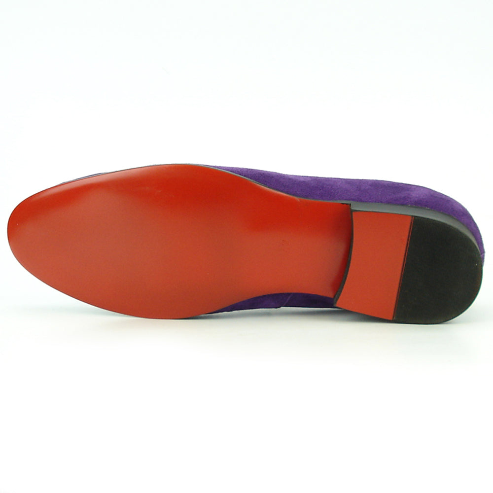 FI-7216 Purple Suede Fiesso by Aurelio Garcia Slip on Loafer