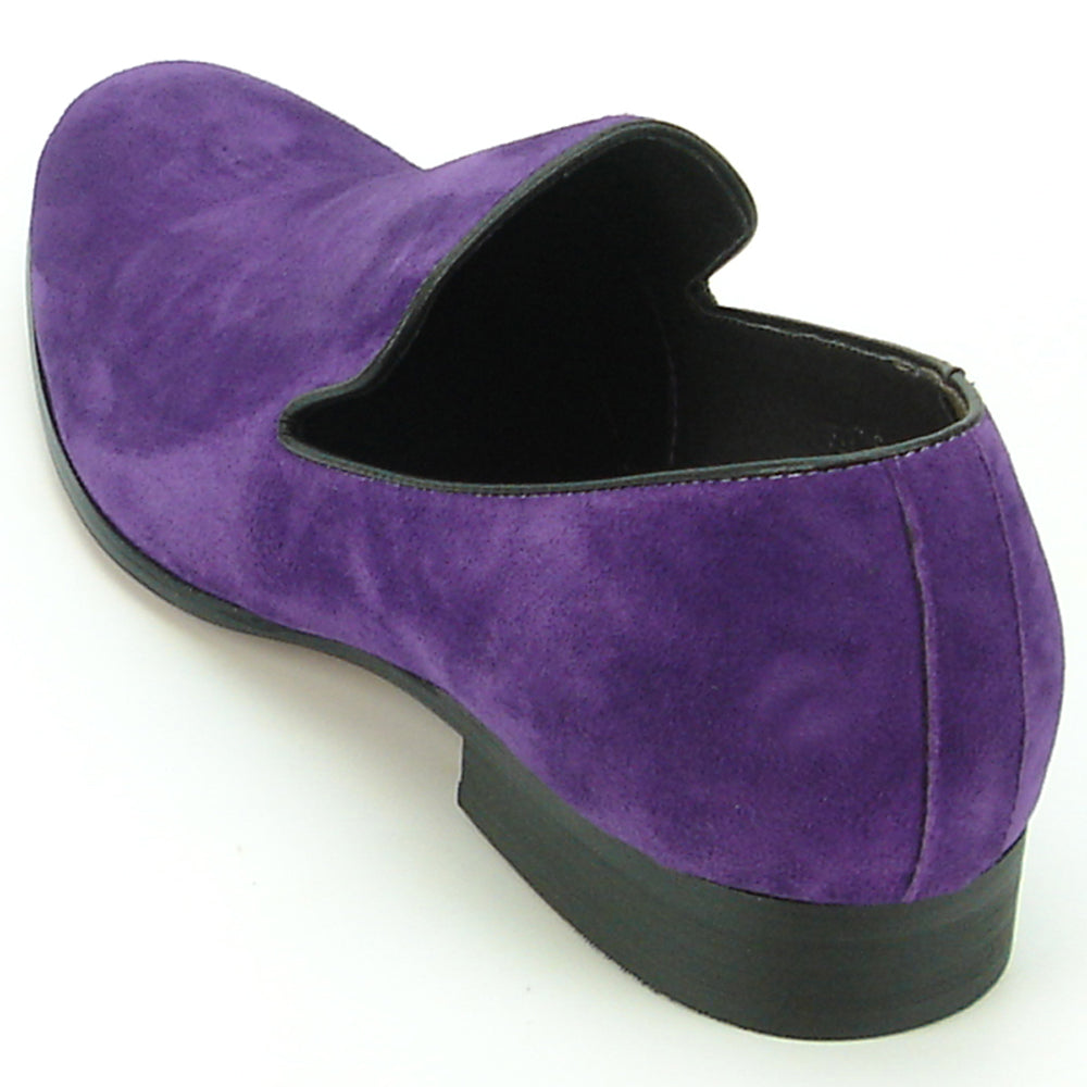 FI-7216 Purple Suede Fiesso by Aurelio Garcia Slip on Loafer