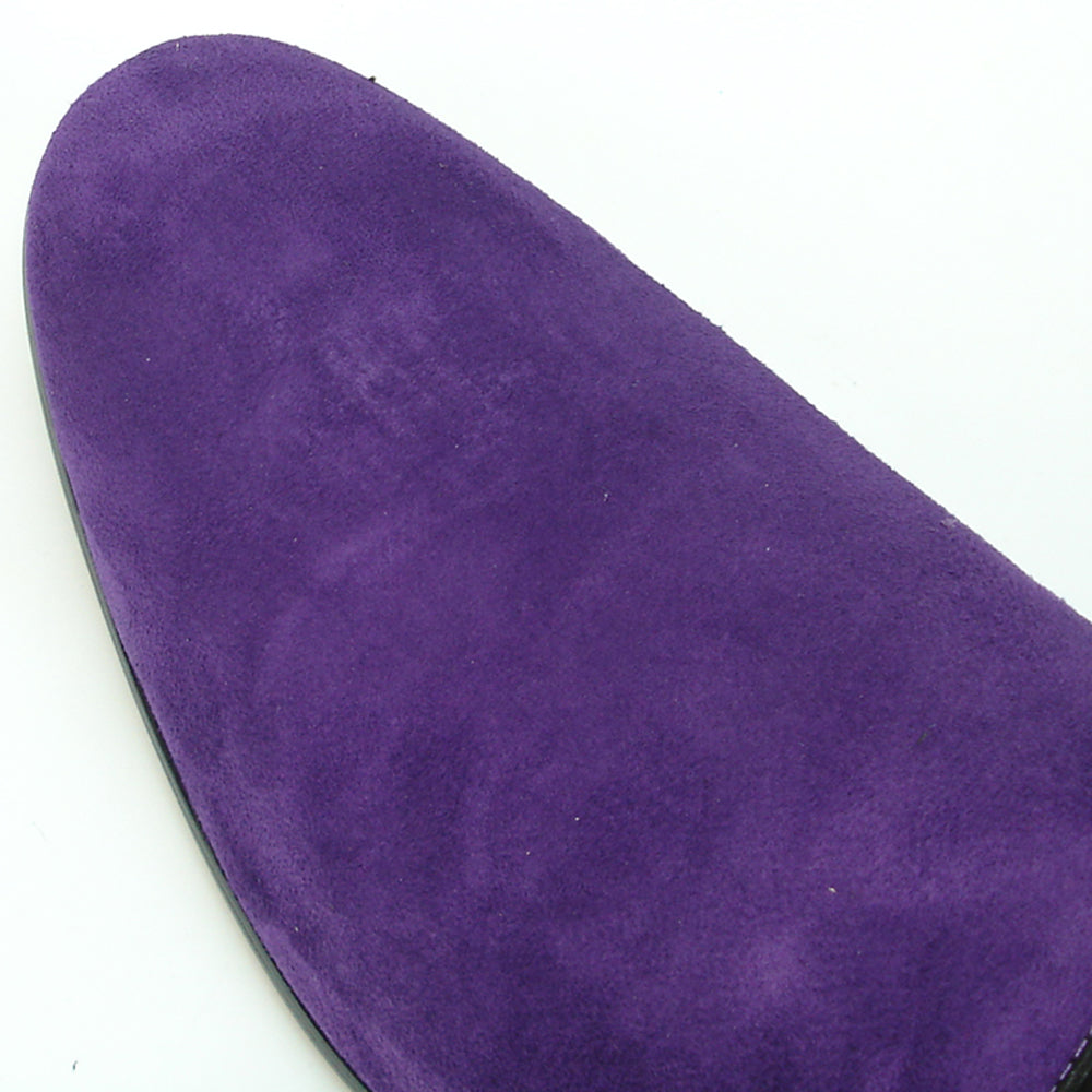 FI-7216 Purple Suede Fiesso by Aurelio Garcia Slip on Loafer